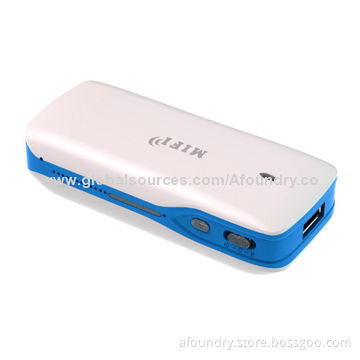 Portable 3G Wireless AP Router with 5,200mAh Power Bank, 4 Hours Working Time